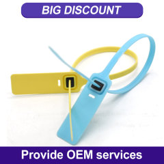 TX-PS605 Tamper Proof Single Use Plastic Security Seals With Barcode