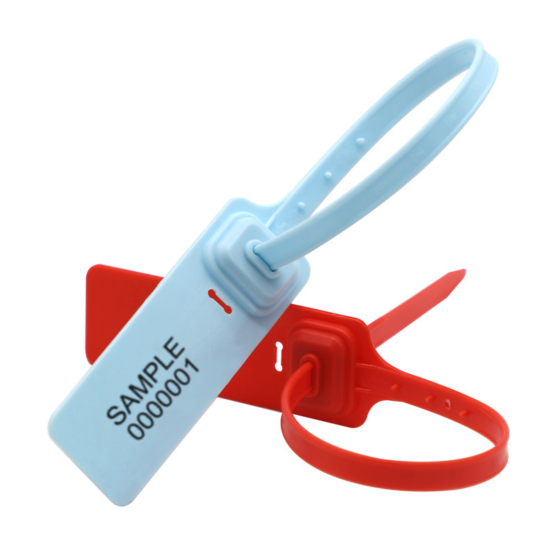 TX-PS605 Tamper Proof Single Use Plastic Security Seals With Barcode