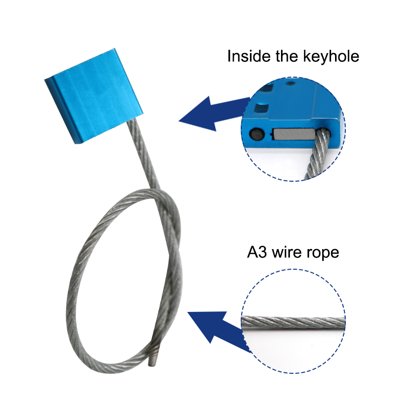 TX-CS103 Cable Seal Suppliers Cable Seal Truck Aluminum Cable Seal