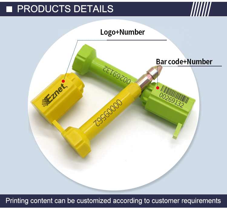 Security seal prevents leakage of hazardous materials