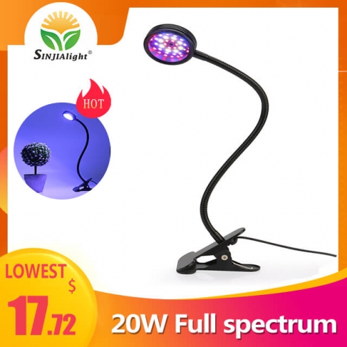 20W 44leds Full Spectrum LED Grow Clip Light   - SINJIAlight