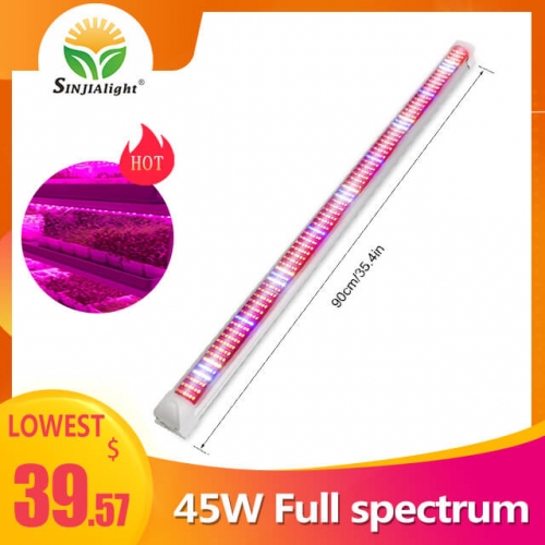 [Pack of 3] T8 45W 448Leds Integrated Grow Light Tube - SINJIAlight