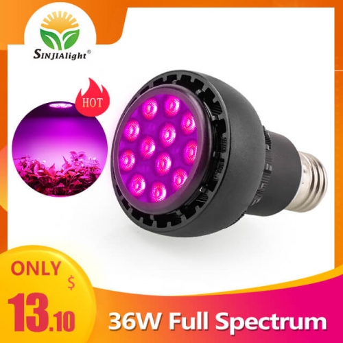36W 12leds Full Spectrum Indoor Grow Light - SINJIAlight
