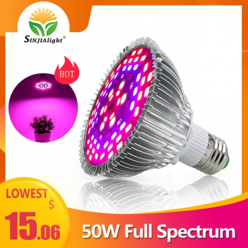 50W 78leds Full Spectrum Indoor Grow Light - SINJIAlight