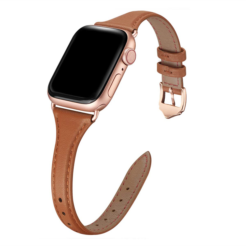 Smart Watch Bands for iWatch, Brown Leather Apple Watch Band | WFEAGL