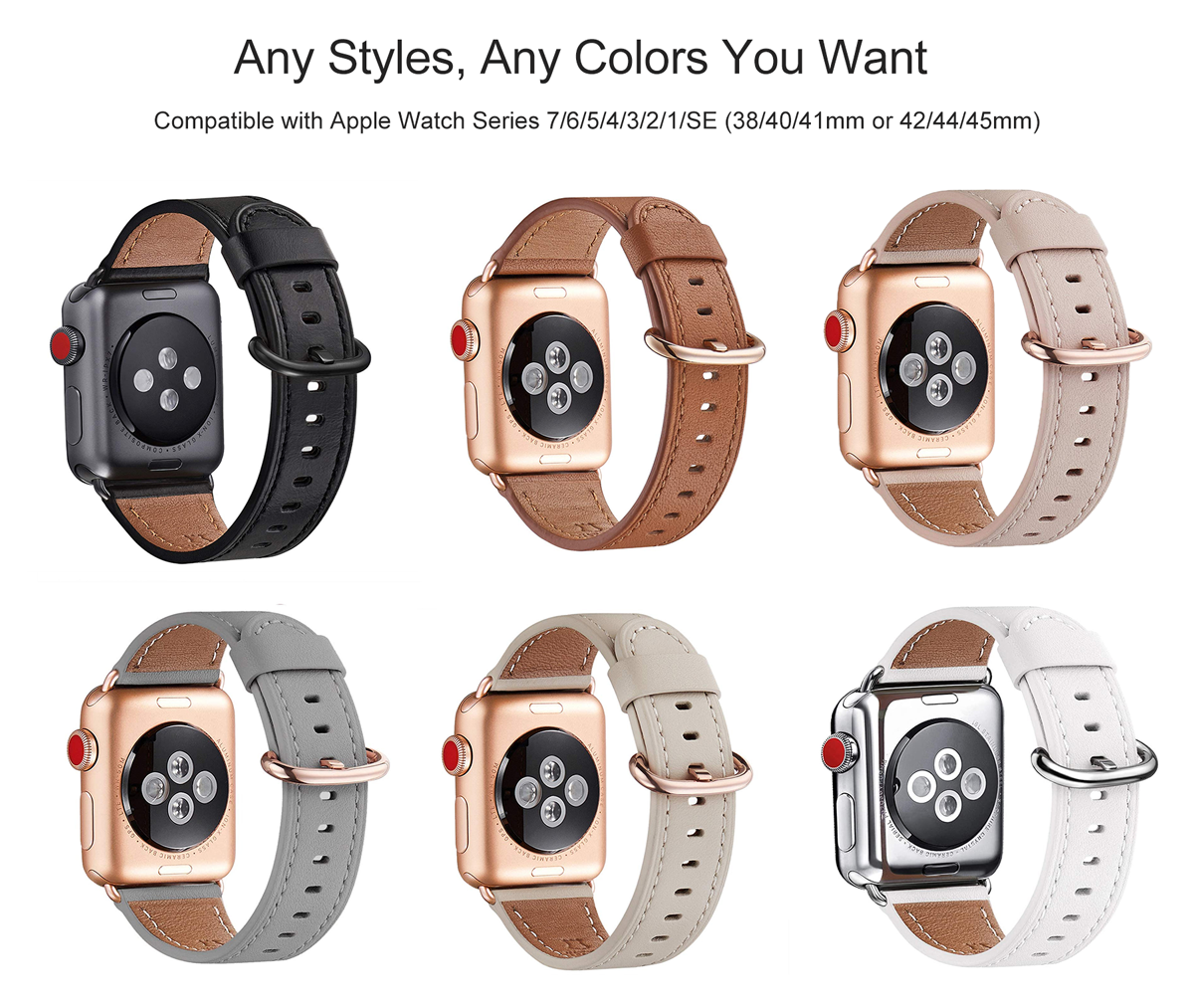 Vegan Leather Broad Square Checks Design Apple Watch Band for 38