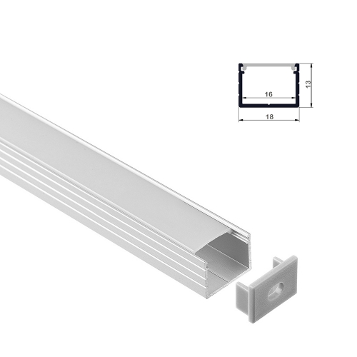 RL-1605 U shape led aluminium profile for strip light