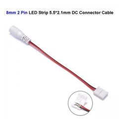 LED Strip to DC Connectors for IP20 non-waterproof