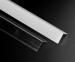 RL-2003 Corner suspended led aluminium profile for double 20.55mm strip light