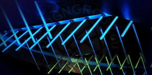 LED METEOR TUBE DREAL COLOR LED SHOW