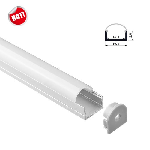 RL-1608 Surface led aluminium profile for 16.4mm LED strip light
