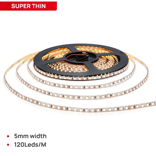 5mm Width DC24V 120leds/m 3528 LED Strip