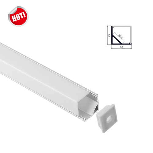 RL-1001 Corner aluminium profile for 10mm PCB