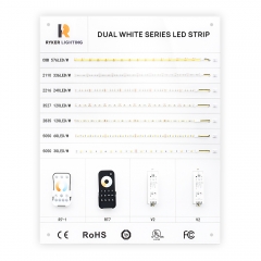 Dual White LED Strip Display Board
