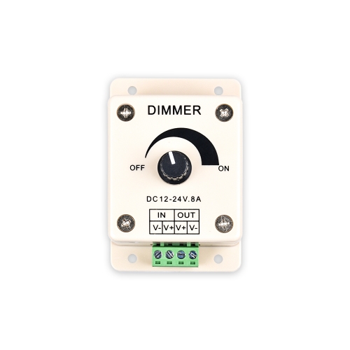 DIM-K1 LED Light Knob Dimmer 8A 12V-24V