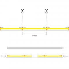 DC24V 240LEDS/M Flex COB LED Strip