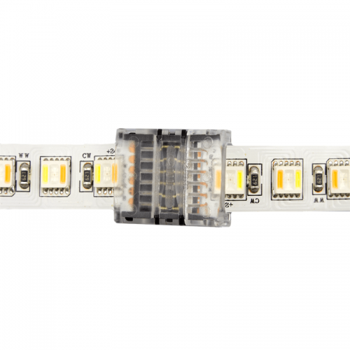 Connector for RGBWW LED strip - Between two LED strips - 12mm