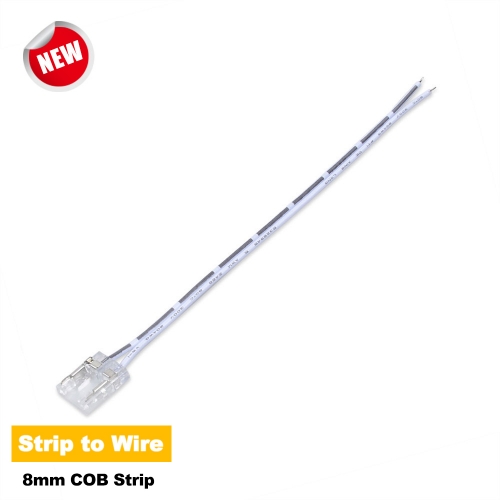 8mm COB Strip click connector with cable