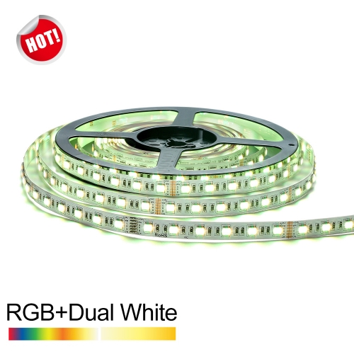 DC24V 5 in 1 60leds/m 5050 RGB+CCT LED Strip