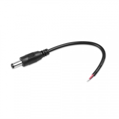 Black DC Cable with Male 5.5*2.1 Connector