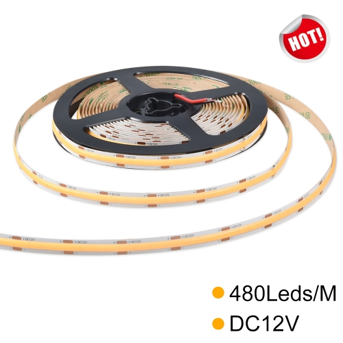 DC12V 480LEDS/M Flex COB LED Strip