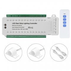 STEP-04 28 Steps LED Stair Strip Lighting Controller with remote