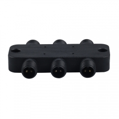 6-Port 2Pin Waterproof Splitter