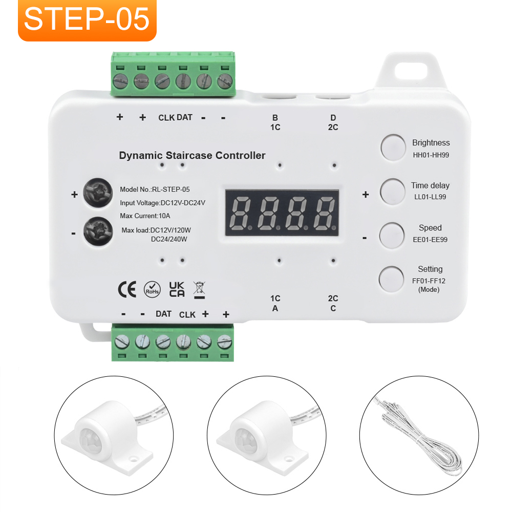 STEP05 Dynamic Stair Lighting Controller,Basic Series Stair Controller