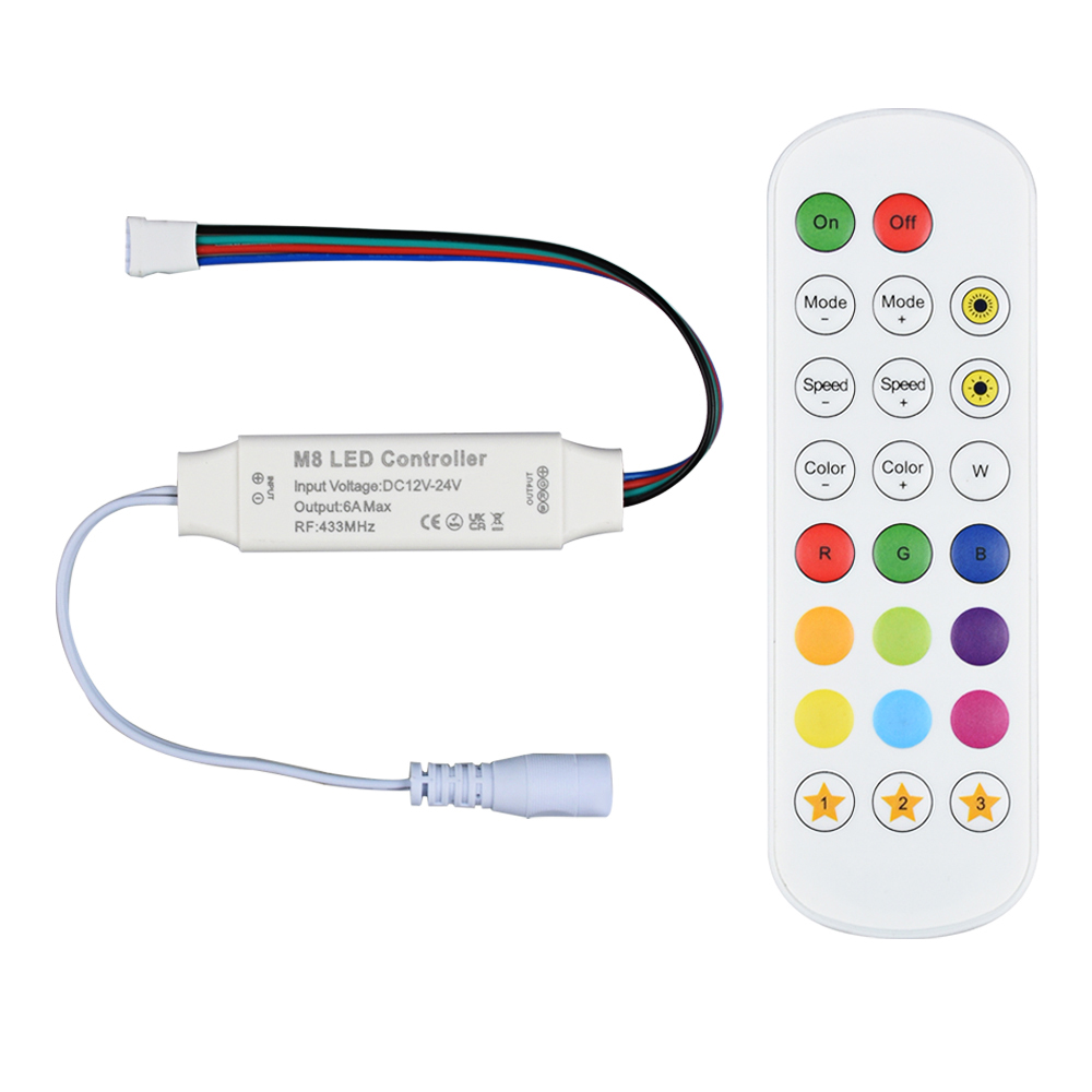 M8 Mini RF RGB LED Controller,433 Series