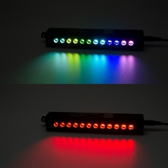 9W RGB 12LEDS Meteor/App Control Fiber Optic Engine