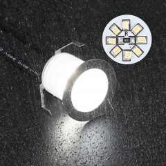 10PCS White Color D30 Outdoor Waterproof LED Deck Light Kit