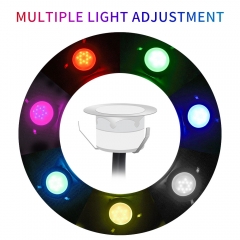 D45-RGB Outdoor 0.8W RGB Waterproof LED Deck Light