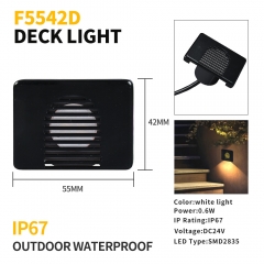 F5542D Outdoor 0.6W Waterproof LED Stair Light