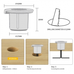 D42C Outdoor 0.6W Waterproof LED Stair Light