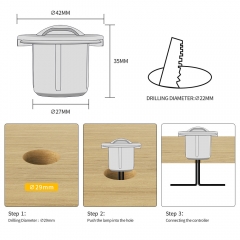 D42A Outdoor 0.6W Waterproof LED Stair Light
