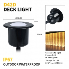 D42D Outdoor 0.6W Waterproof LED Stair Light