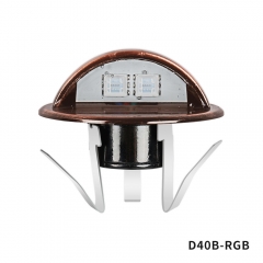 D40B-RGB Outdoor 0.6W RGB Waterproof LED Deck Light