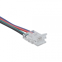 Solder Free Connector between two RGB COB LED strips with 15cm cable