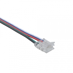 Solder Free Connector with 15cm cable for RGBW COB LED strips