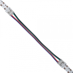 Solder Free Connector between two RGB COB LED strips with 15cm cable
