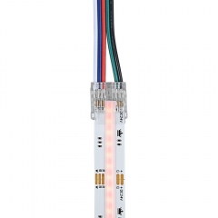 Solder Free Connector with 15cm cable for RGBW COB LED strips