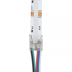 Solder Free Coupling piece with plug for RGBW COB LED strips