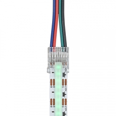 Solder Free Connector with 15cm cable for RGB COB LED strips