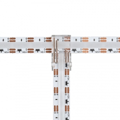 Soder Free Corner connector between two RGB COB LED strips - no soldering required