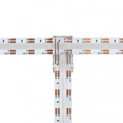 Soder Free Corner connector between two RGB COB LED strips - no soldering required