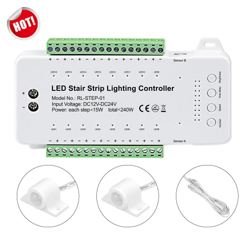 STEP-01 16 Steps LED Stair Lighting Controller