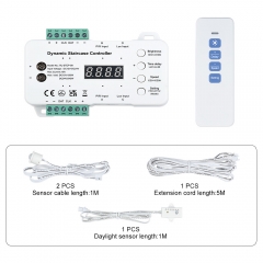 STEP-09 Dynamic Stair Lighting Controller with Daylight sensor and remote