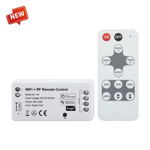 W1 WIFI LED Dimmer and RF Remote