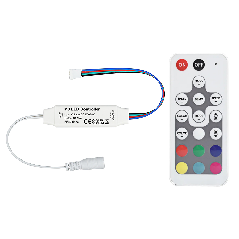 M3 Mini RF RGB LED Controller,433 Series