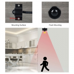 Black color stair lighting sensor